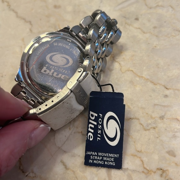 Fossil Blue men’s watch with tags - Picture 3 of 3